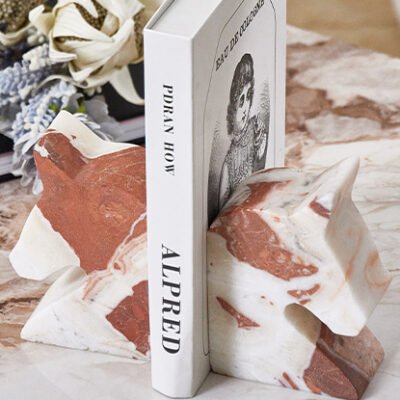 Sujetalibros en Mármol